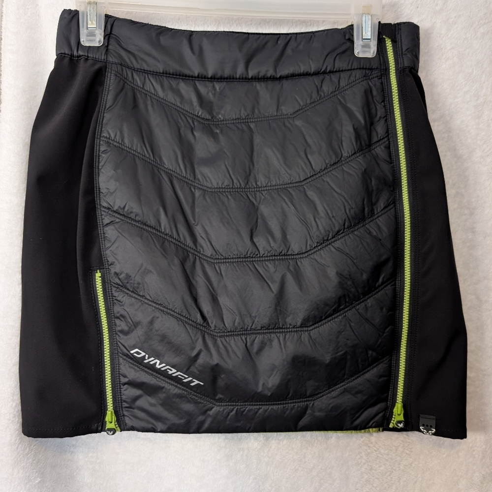 Dynafit Black Insulated Skirt with Green Accents